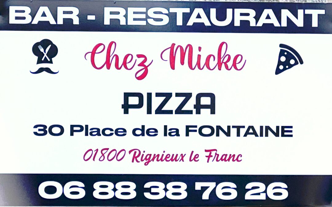 Réouverture du bar-restaurant